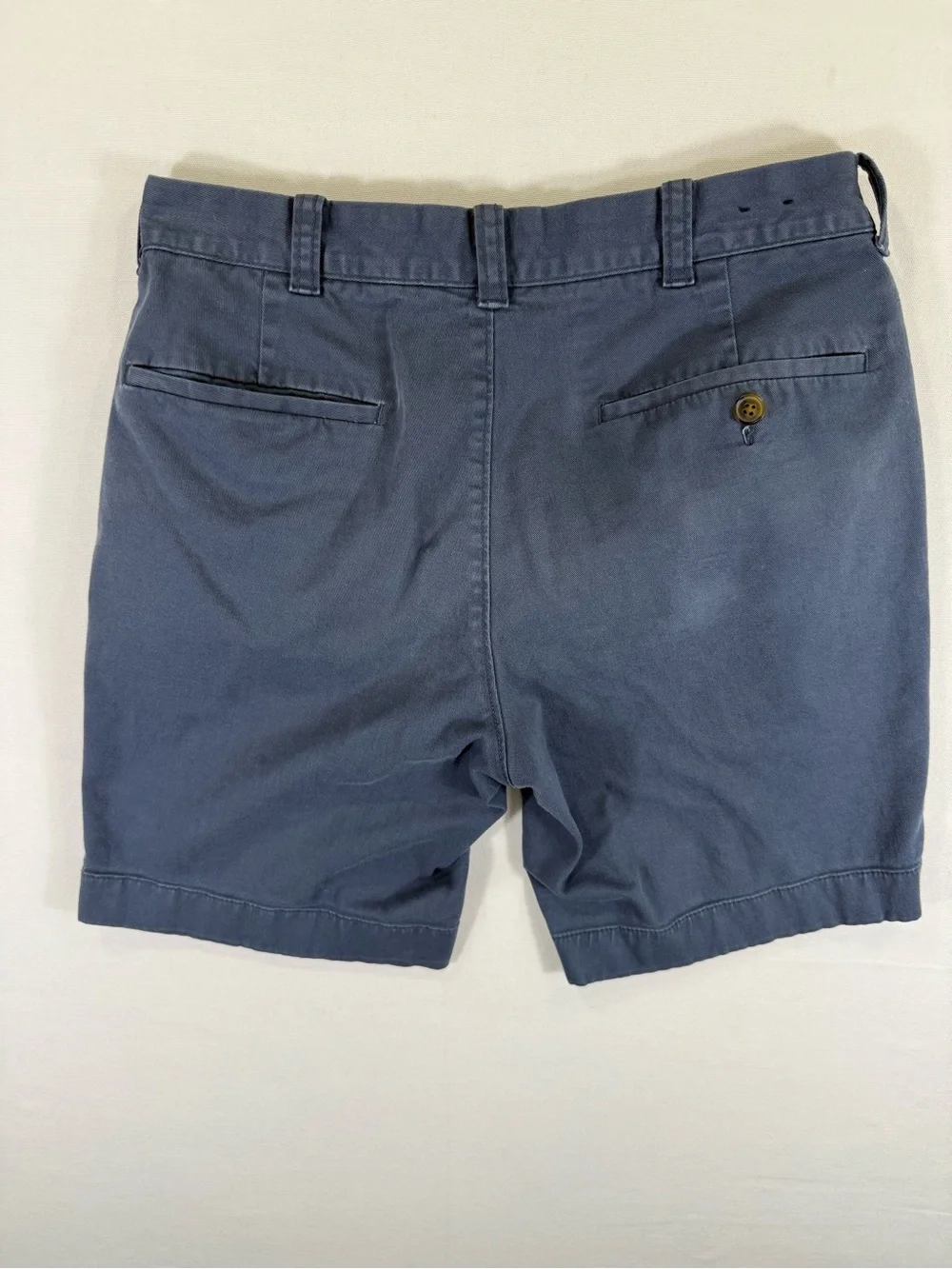 J. Crew Men's Slate Blue Flat Front Chino Shorts